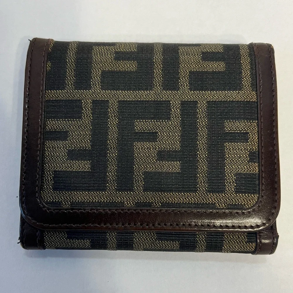 FENDI Zucca‎ Trifold compact, Wallet